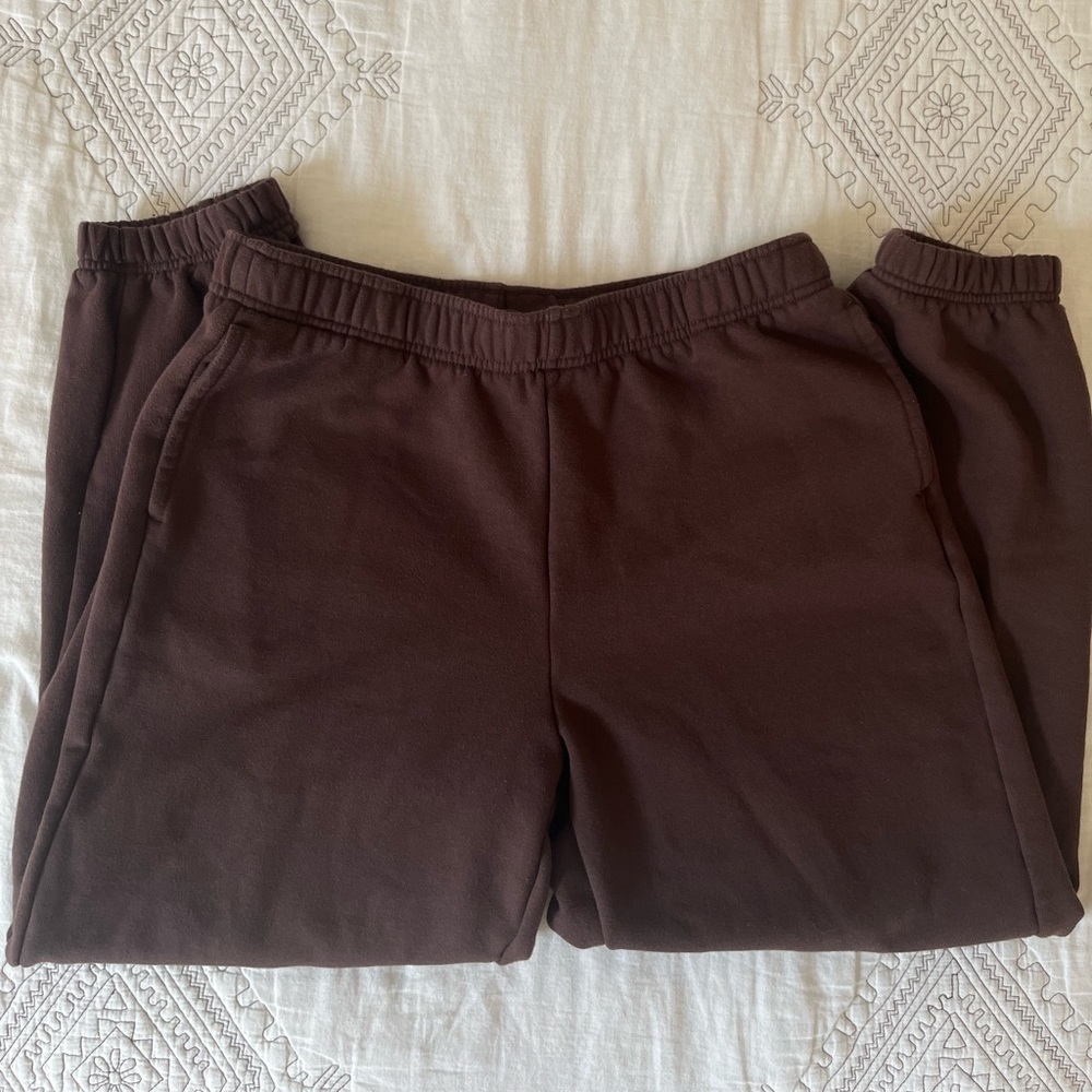 GARAGE brown sweatpants